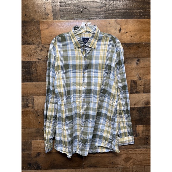 Johanie O Other - Johanie O Santa Monica CA Men's Plaid Long Sleeve Button Down Shirt XLarge